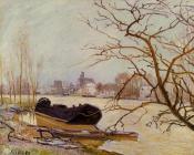 阿尔弗莱德 西斯莱 : The Loing at High Water